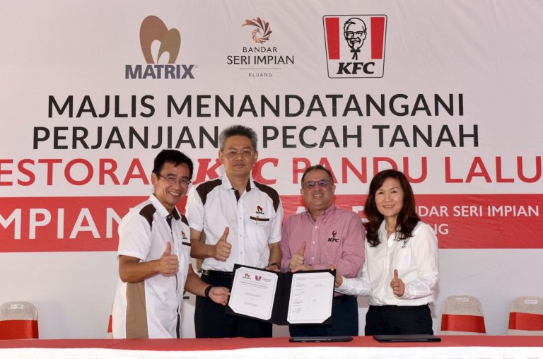 QSR BRANDS, MATRIX CONCEPTS JOIN FORCES TO BRING KFC’S FINGER LICKIN’ GOOD OFFERINGS TO RESIDENTS OF THE SPRAWLING BANDAR SERI IMPIAN IN KLUANG, JOHOR