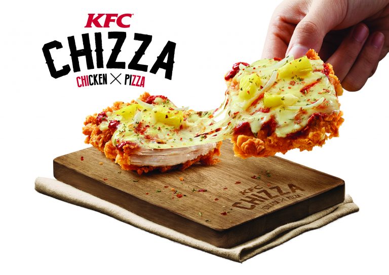 KFC CHIZZA – BEST OF CHICKEN MEETS THE BEST OF PIZZA
