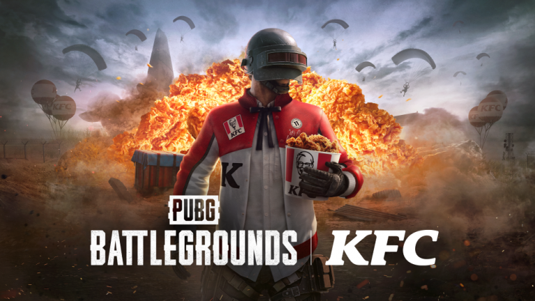 Feature poster of the KFC x PUBG collaboration.