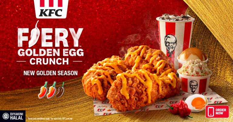 KFC MALAYSIA FIRES UP CHINESE NEW YEAR CELEBRATIONS WITH ITS FIERY GOLDEN EGG SERIES AND JALAPEÑO CHEESE POPPERS