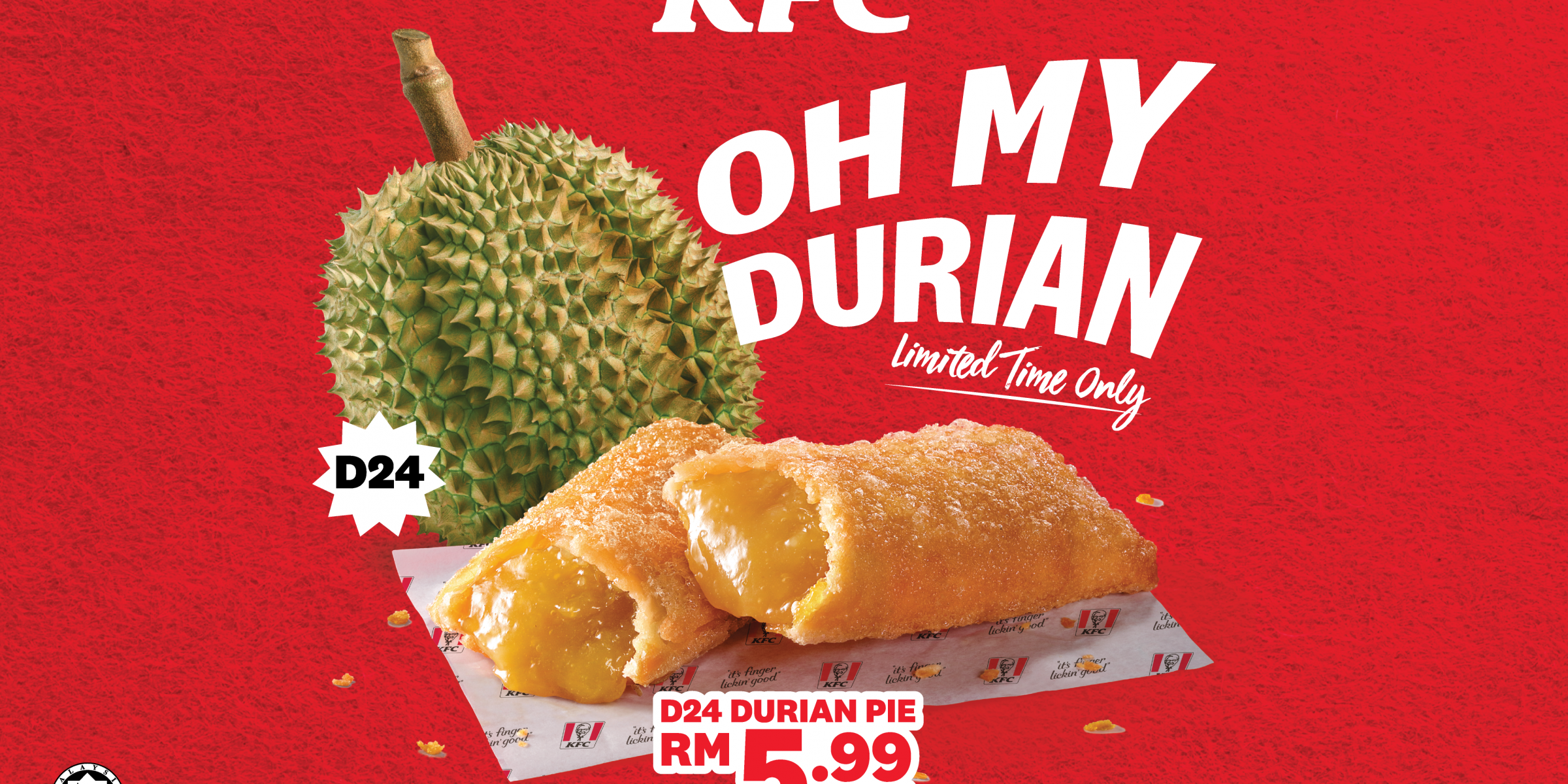 Featured image for KFC's Durian Pie