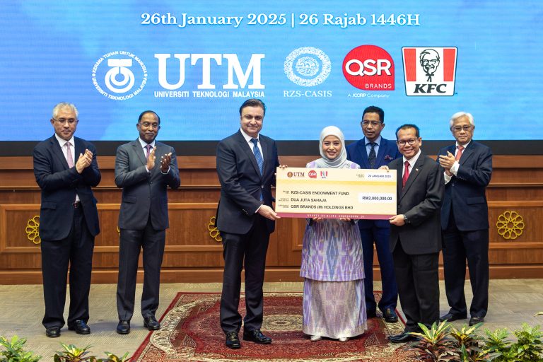 QSR BRANDS REAFFIRMS ITS PARTNERSHIP WITH UTM RAJA ZARITH SOFIAH CENTRE FOR ADVANCED STUDIES IN ISLAM (RZS-CASIS)